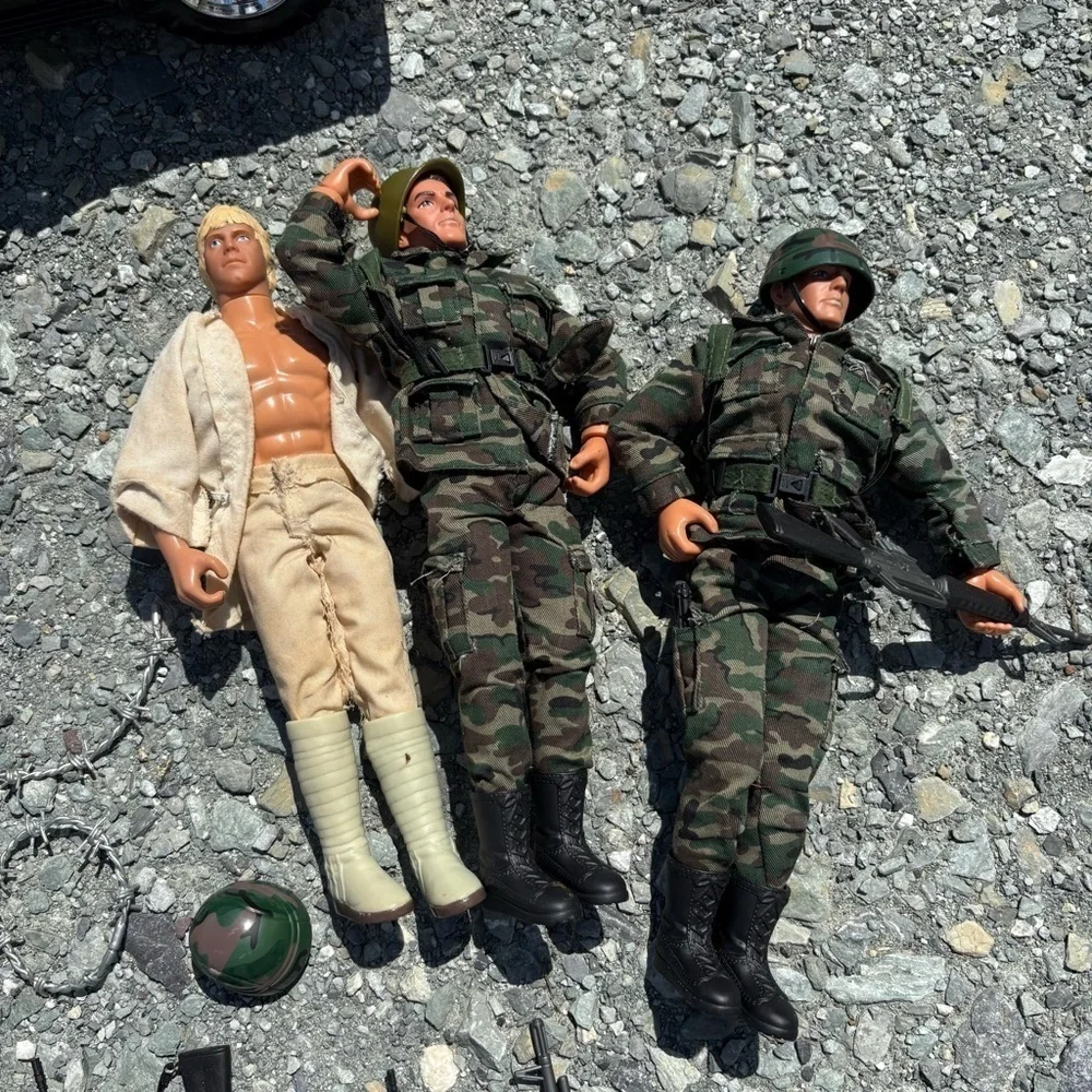 Vintage GI Joe Action Figure Doll Jeep Weapon Lot Bundle Luke Skywalker